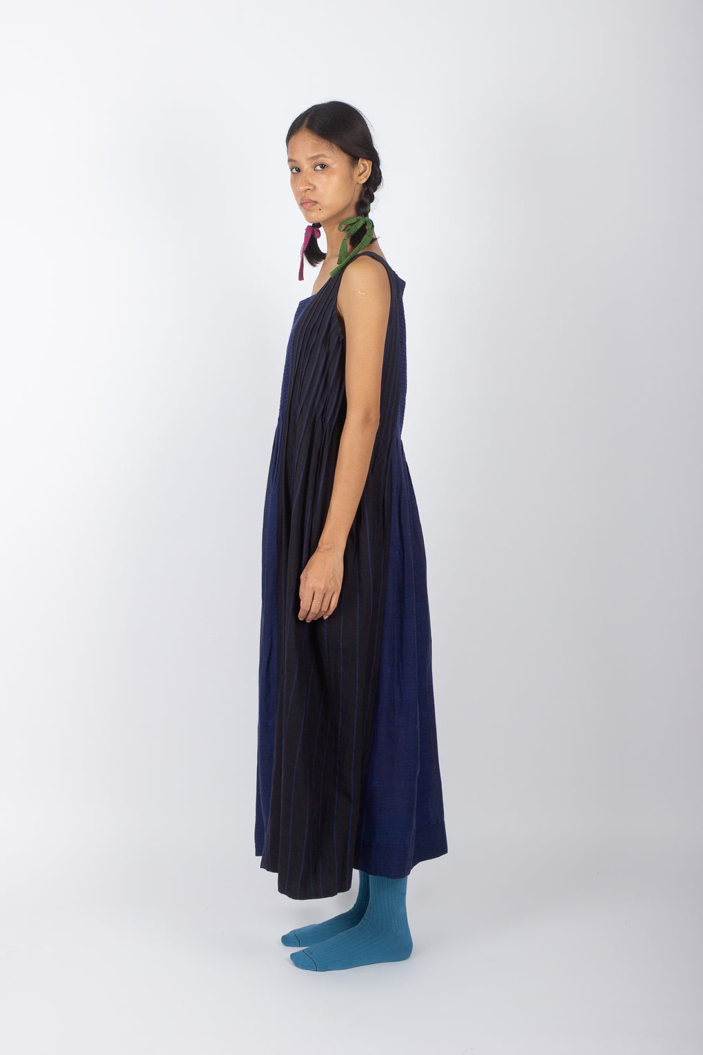 Sonora: Handwoven Jamdani Angrakha Wrap Dress