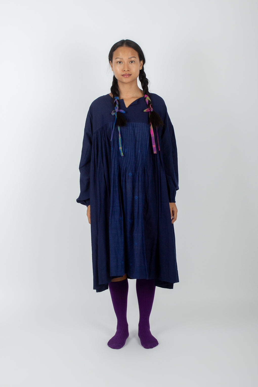 Hirta: Handwoven Kimono Jamdani Dress