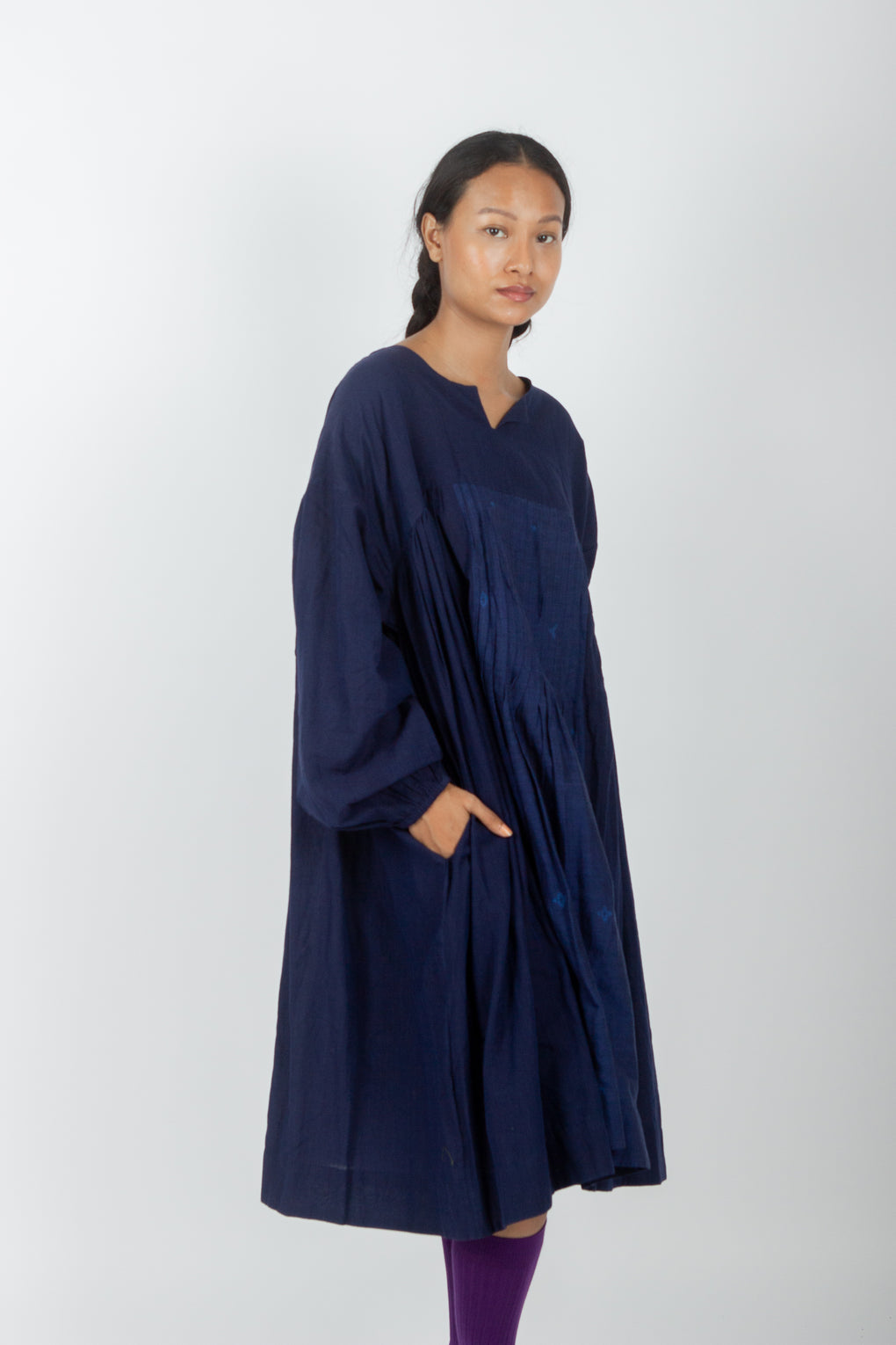 Hirta: Handwoven Kimono Jamdani Dress