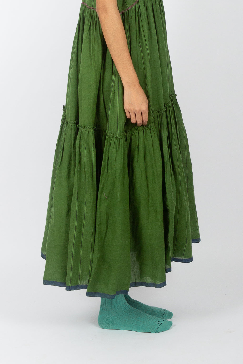 Sibirica: Jamdani Muslin Wrap Dress