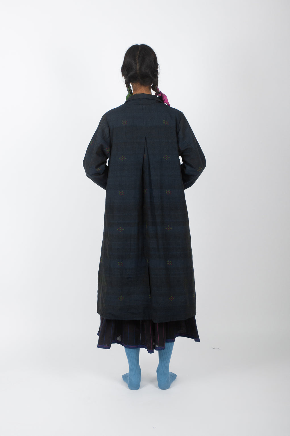 Murina: Handwoven Marino Wool Trench Coat
