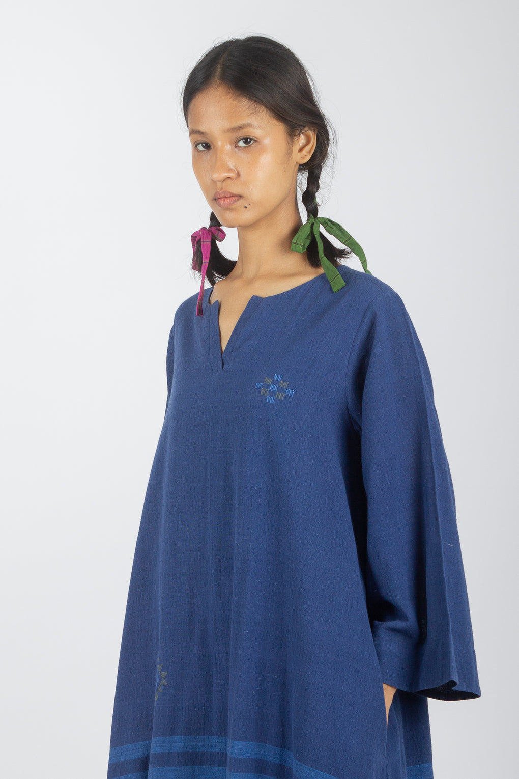 Amoena: A Timeless Organic Cotton A-Line Dress