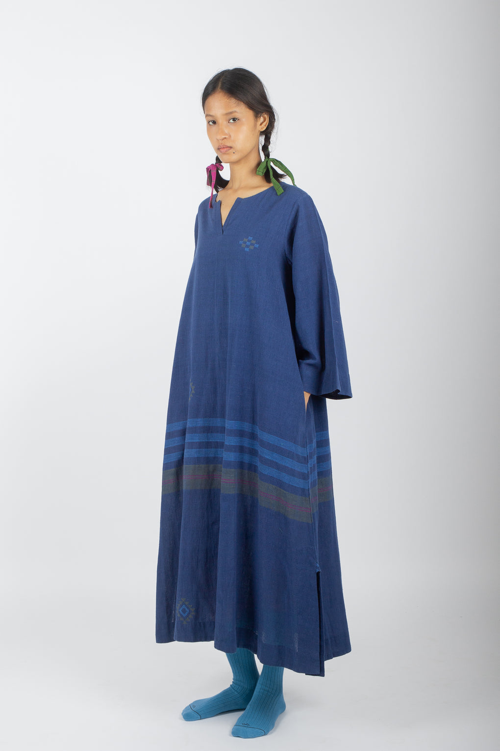 Amoena: A Timeless Organic Cotton A-Line Dress