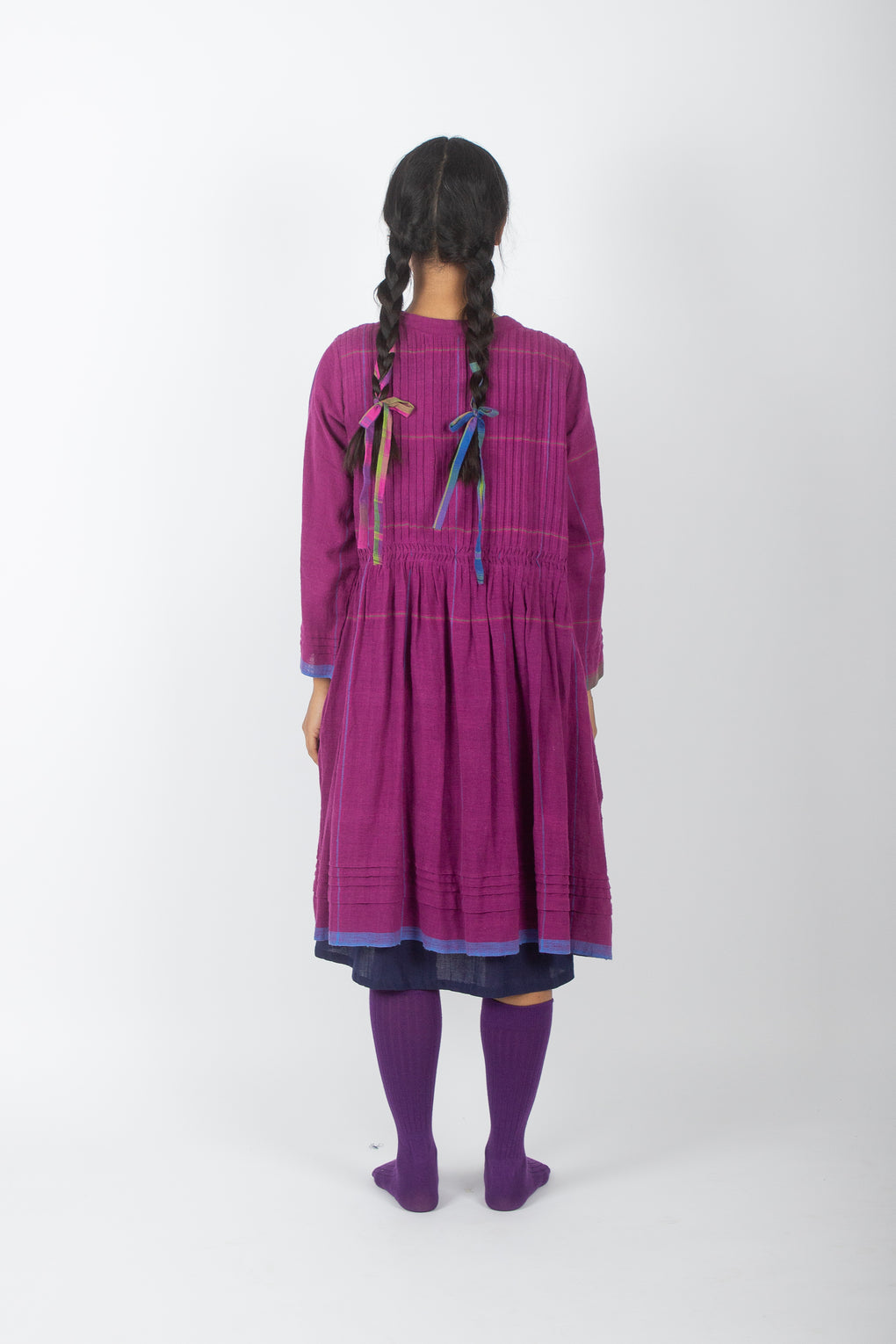 Glabrata: Organic Cotton Pleated Shrug Dress