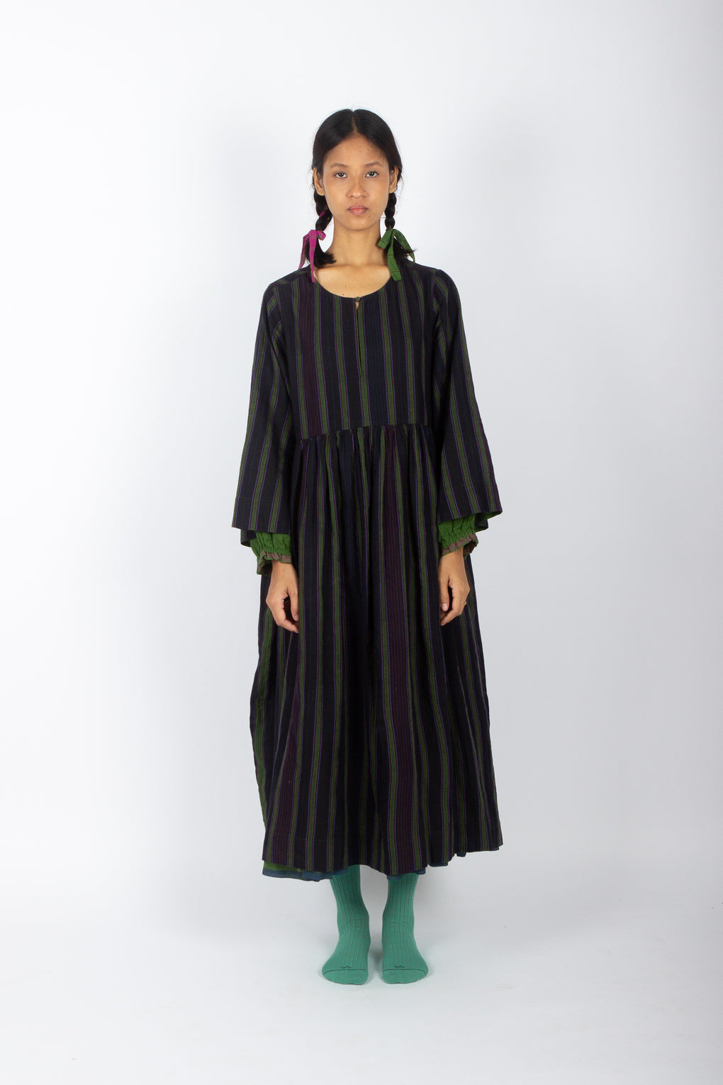 Miana: Double-Layered Handwoven Muslin Dress