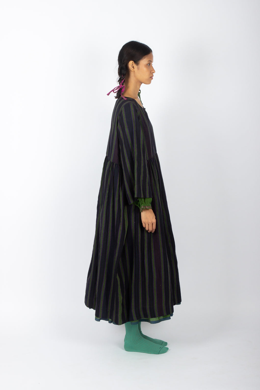 Miana: Double-Layered Handwoven Muslin Dress