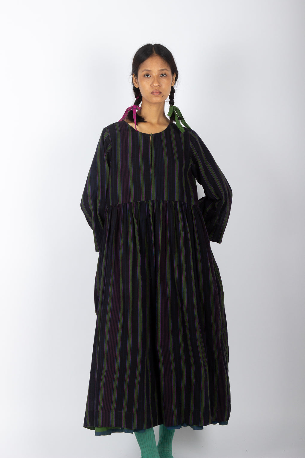 Miana: Double-Layered Handwoven Muslin Dress