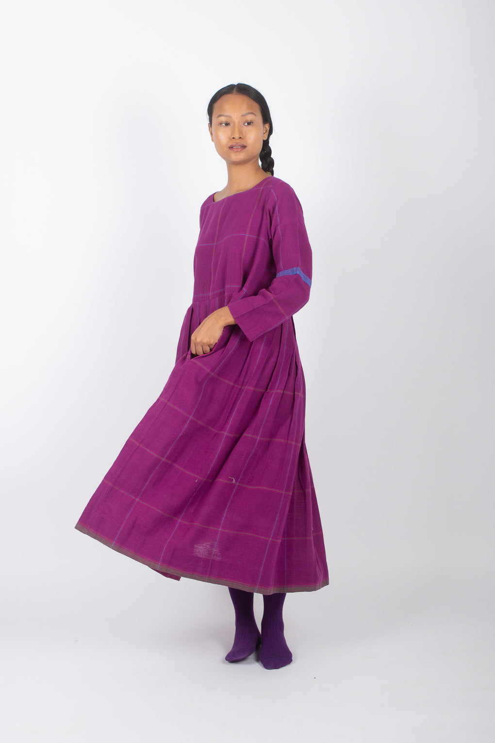 Monandra: Handwoven Kala Cotton Dress