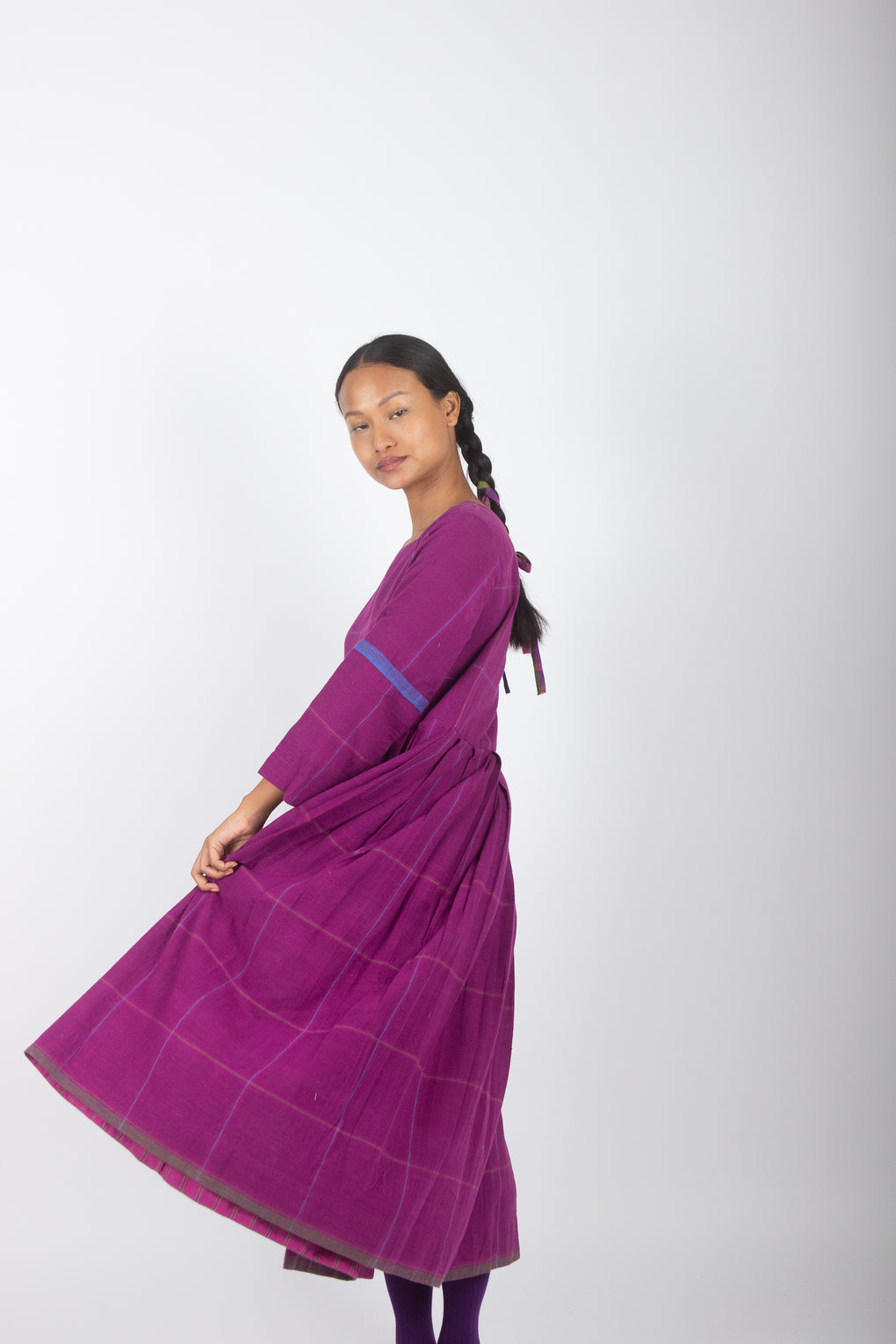 Monandra: Handwoven Kala Cotton Dress