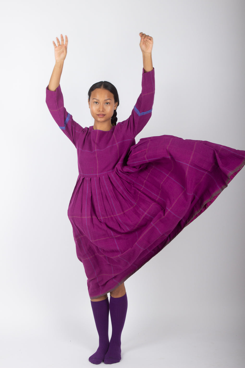 Monandra: Handwoven Kala Cotton Dress