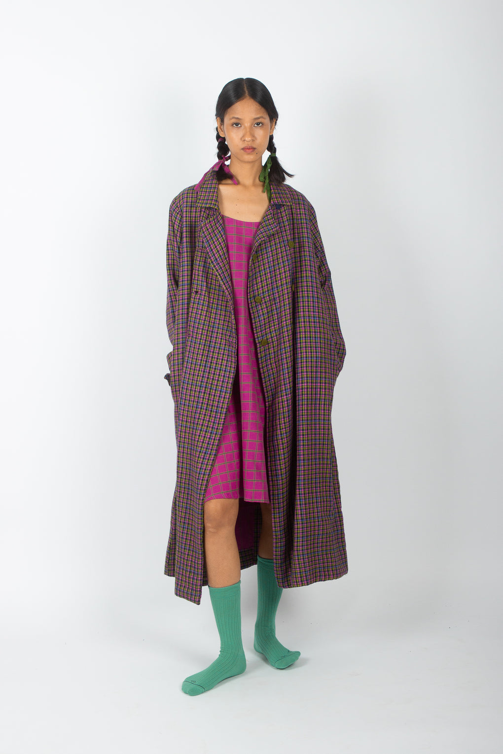 Aspen: Marino Wool Trench Coat Set.