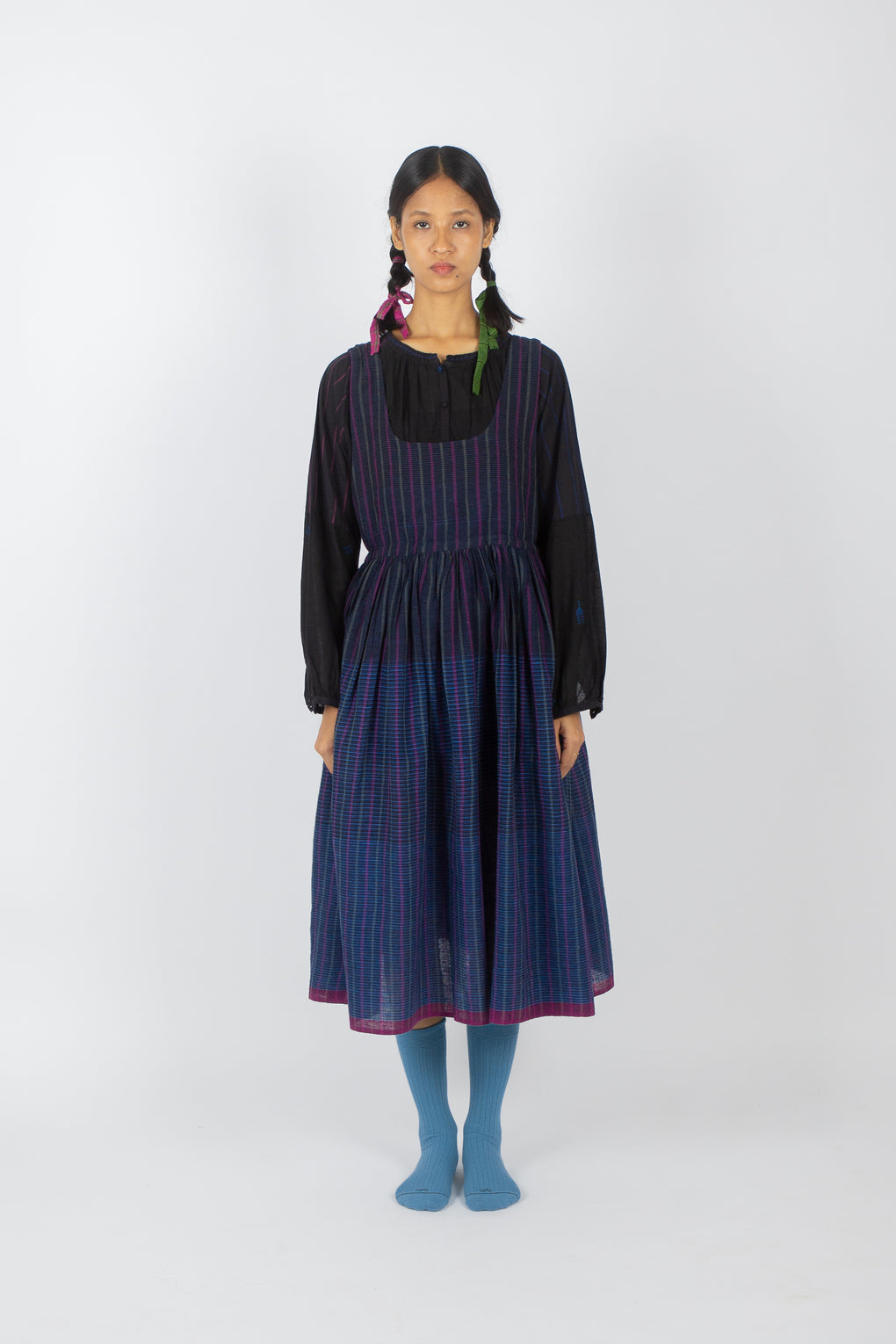 Plicata: Handwoven Organic Cotton Pinafore