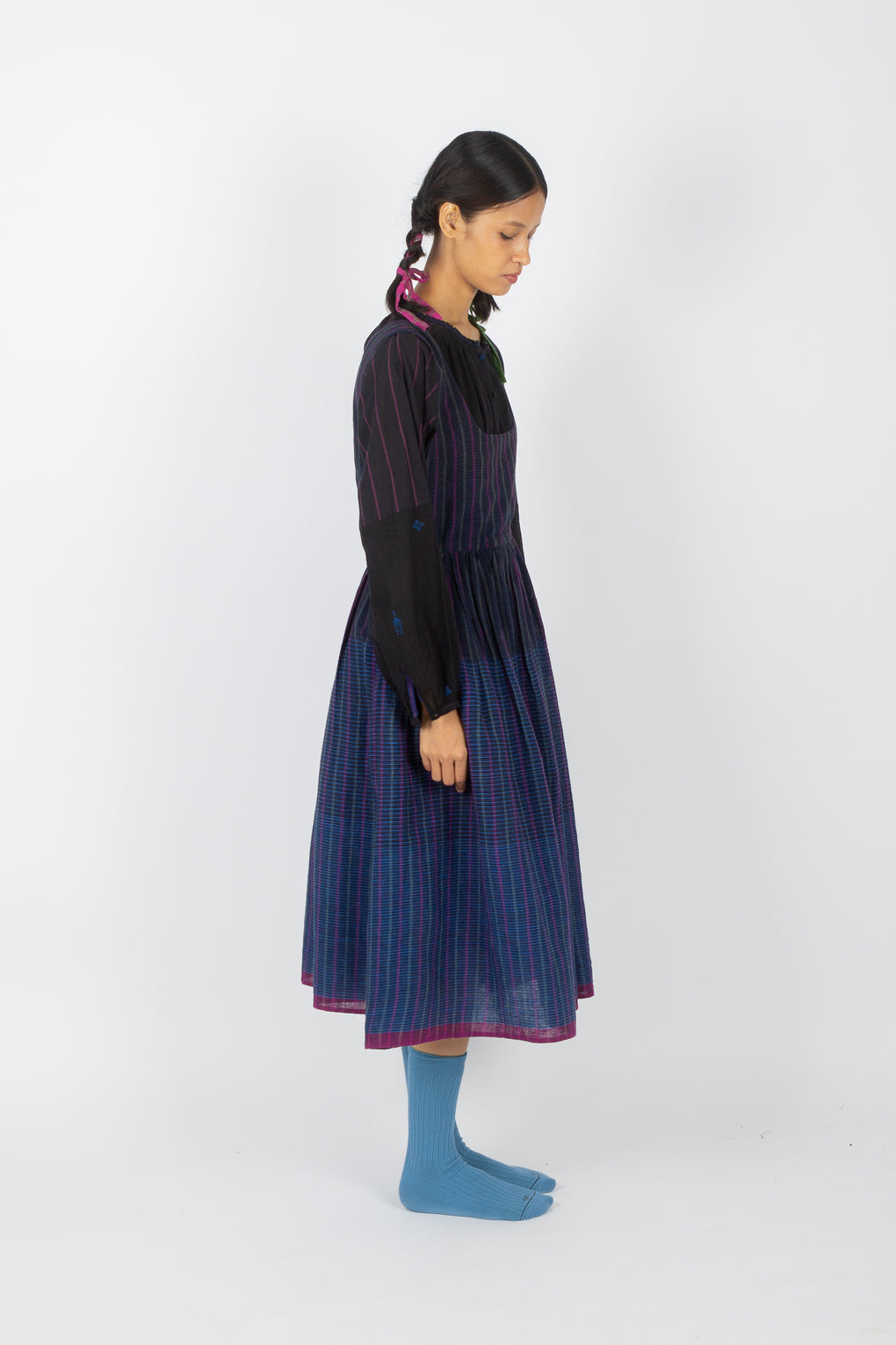 Plicata: Handwoven Organic Cotton Pinafore