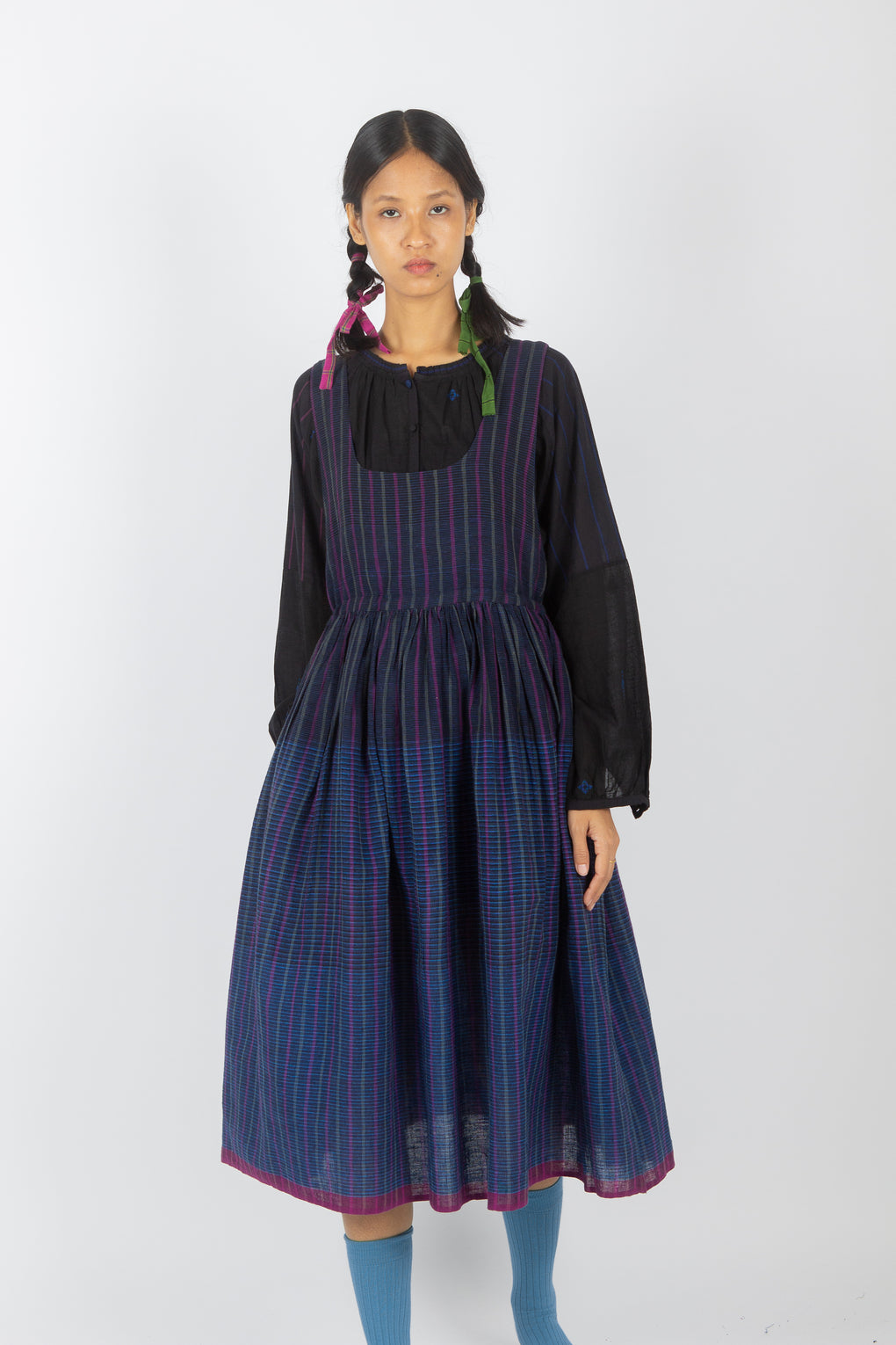 Plicata: Handwoven Organic Cotton Pinafore