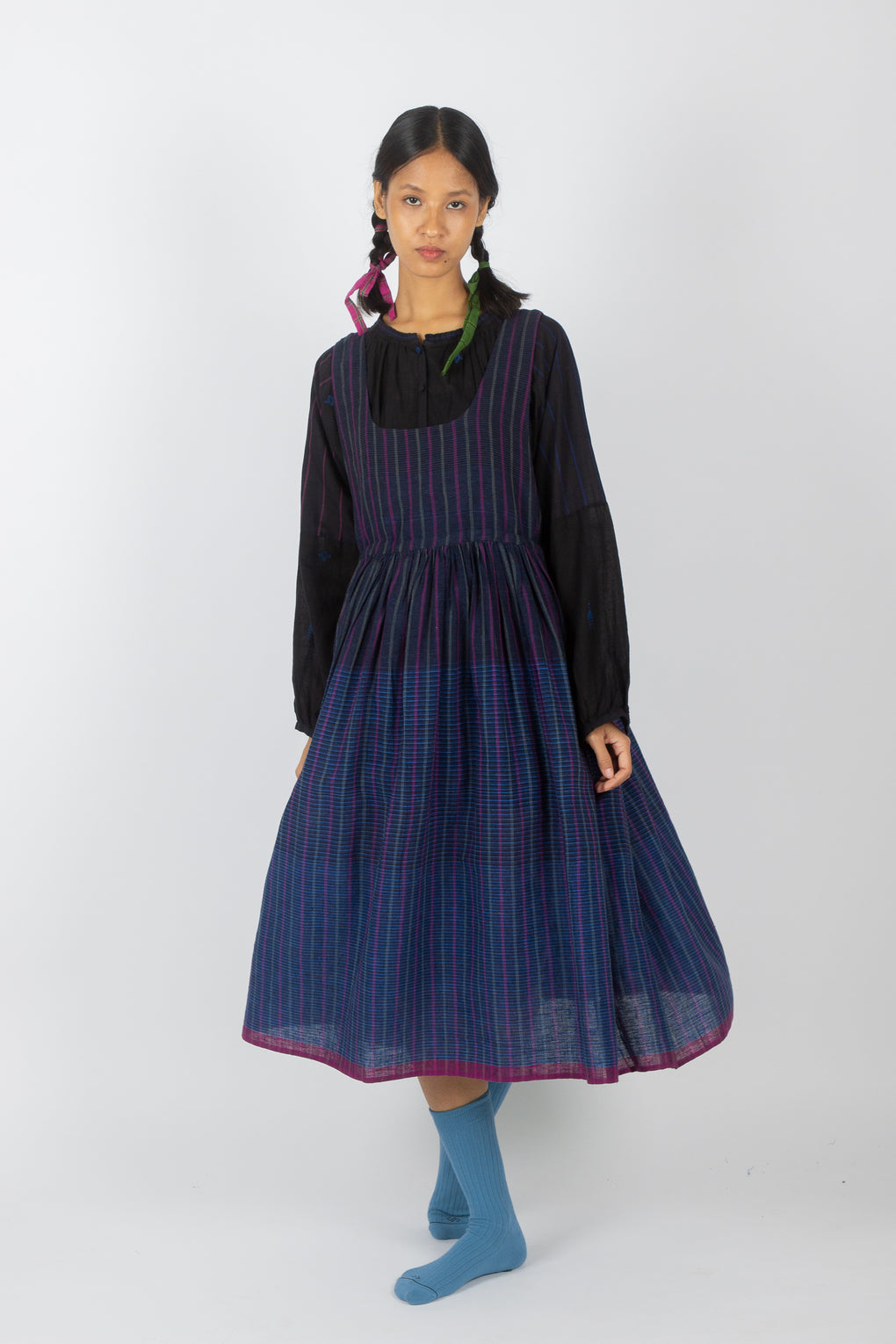 Plicata: Handwoven Organic Cotton Pinafore