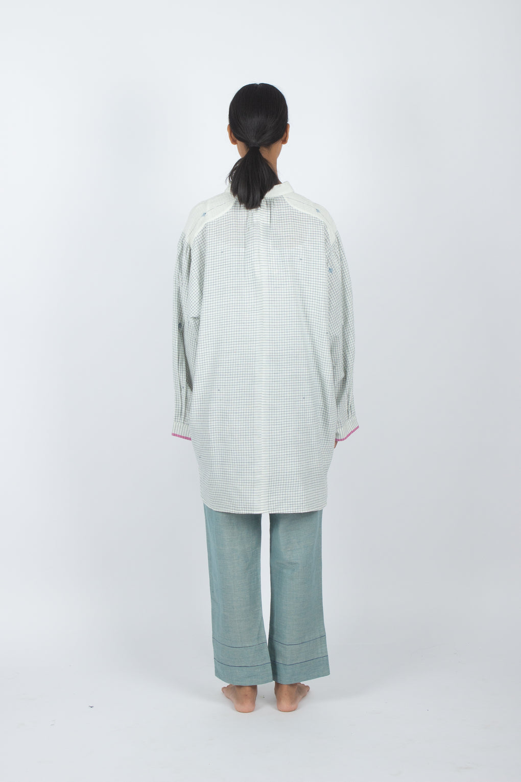 Miniata - Handwoven Jamdani Textured Loose Fit Shirt