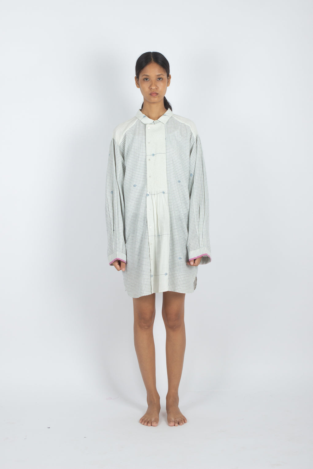 Miniata - Handwoven Jamdani Textured Loose Fit Shirt