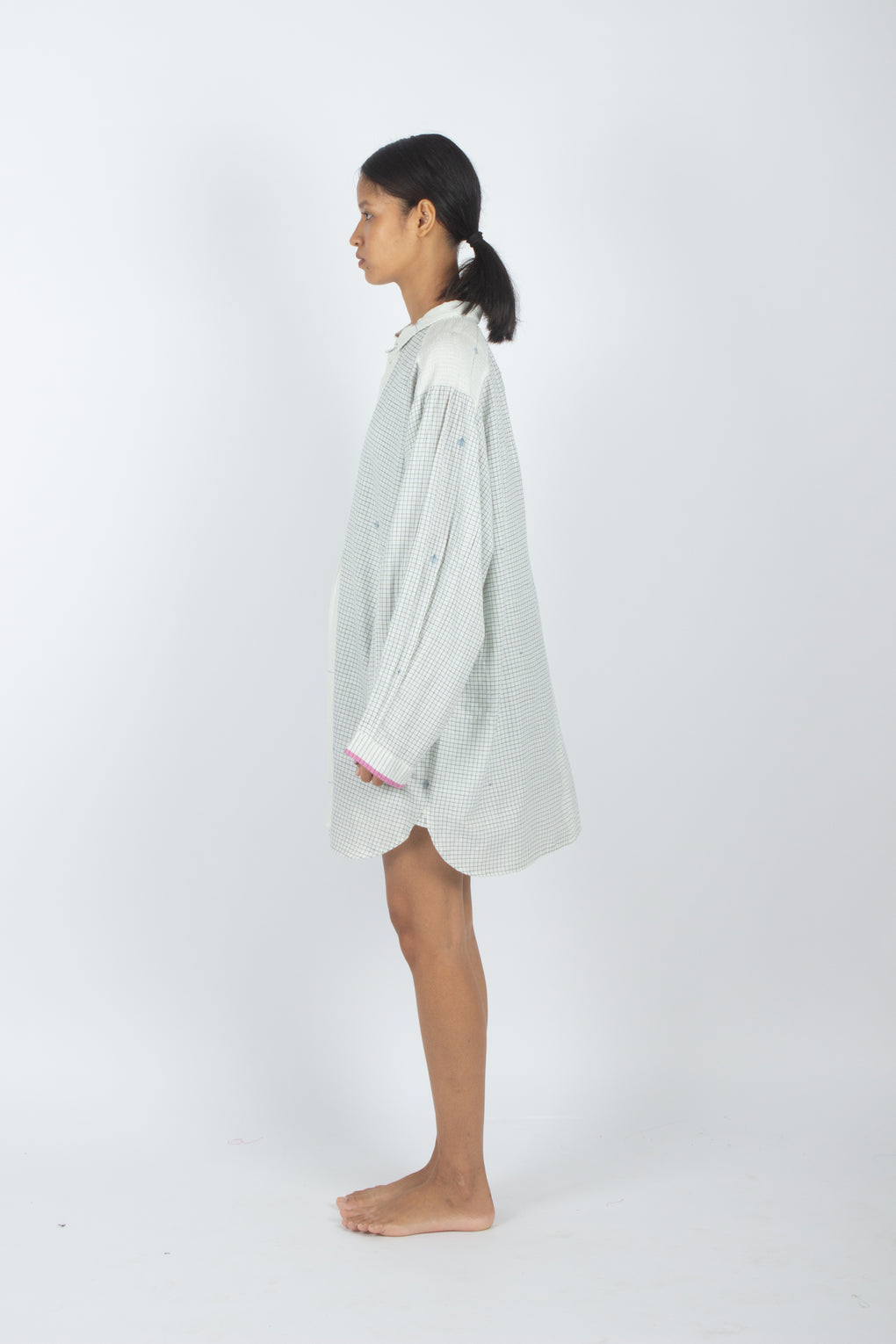 Miniata - Handwoven Jamdani Textured Loose Fit Shirt