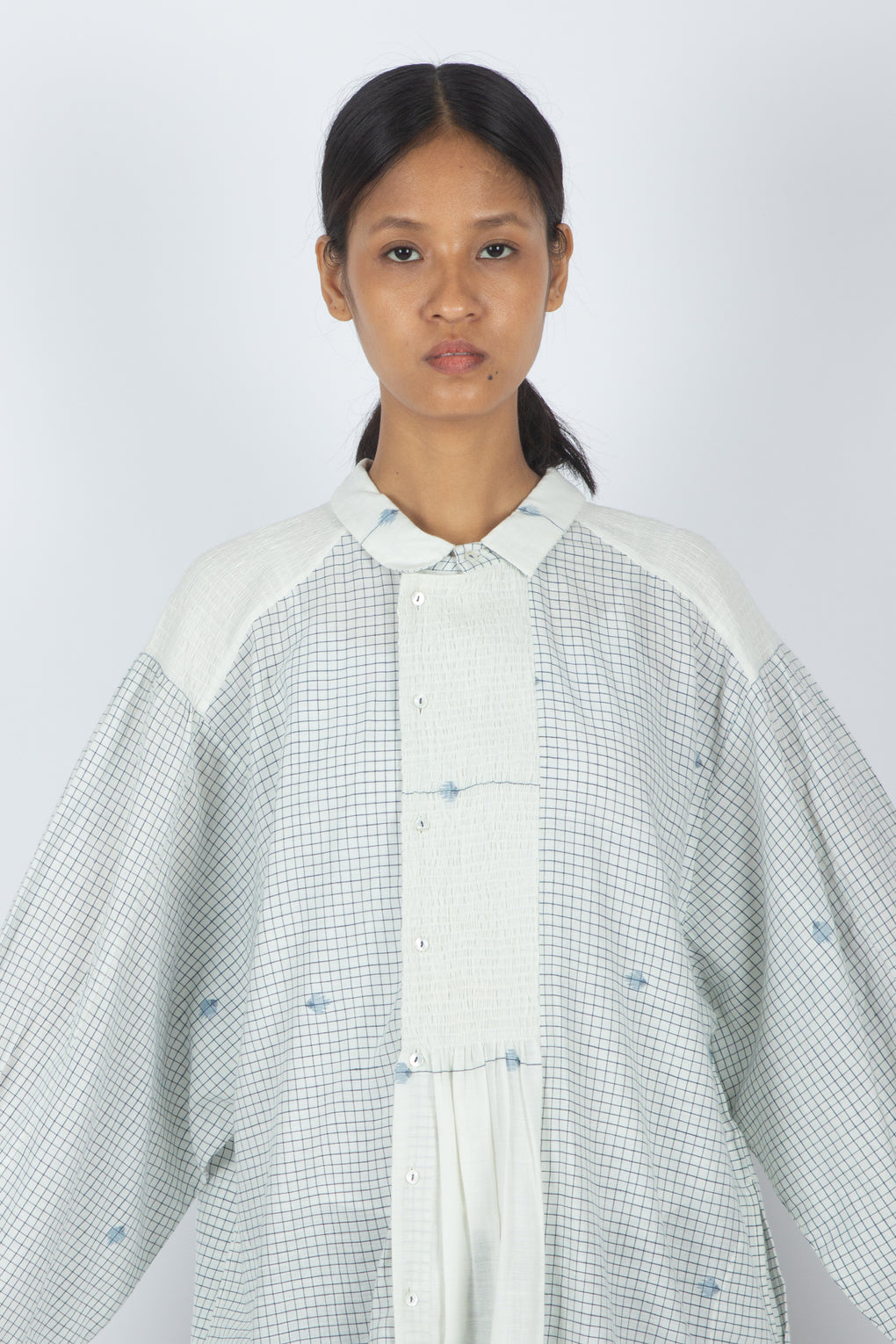 Miniata - Handwoven Jamdani Textured Loose Fit Shirt