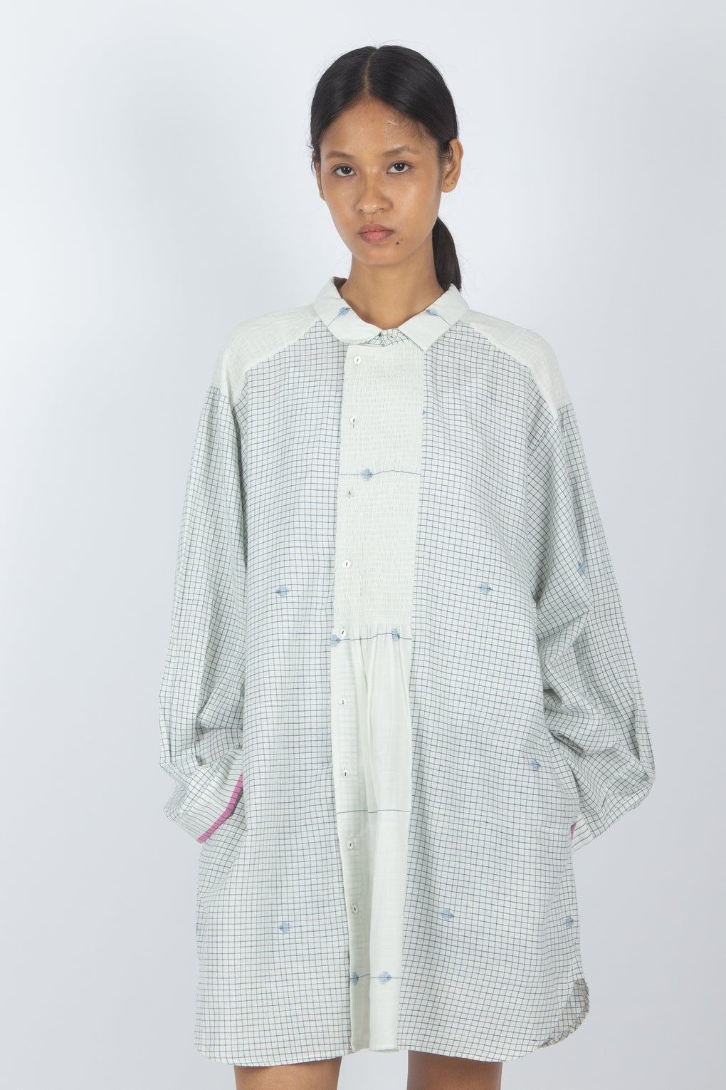Miniata - Handwoven Jamdani Textured Loose Fit Shirt