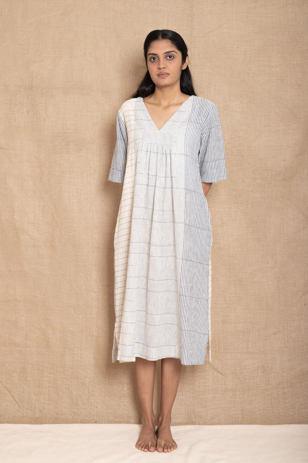 Shingō - Handloom Organic Cotton Dress