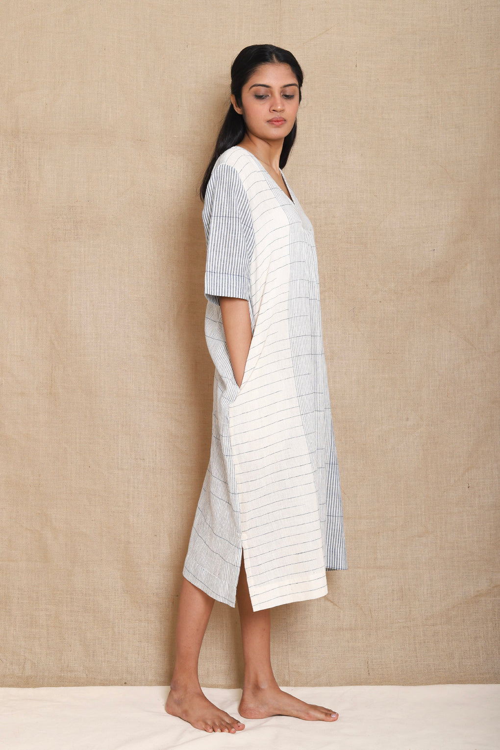 Shingō - Handloom Organic Cotton Dress