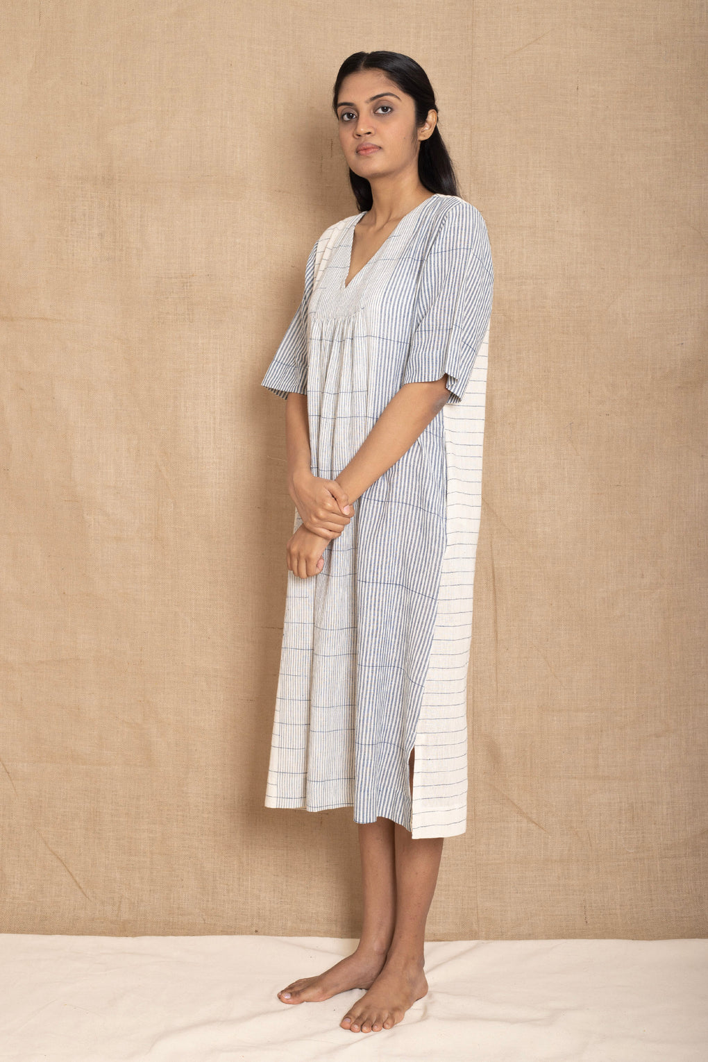 Shingō - Handloom Organic Cotton Dress