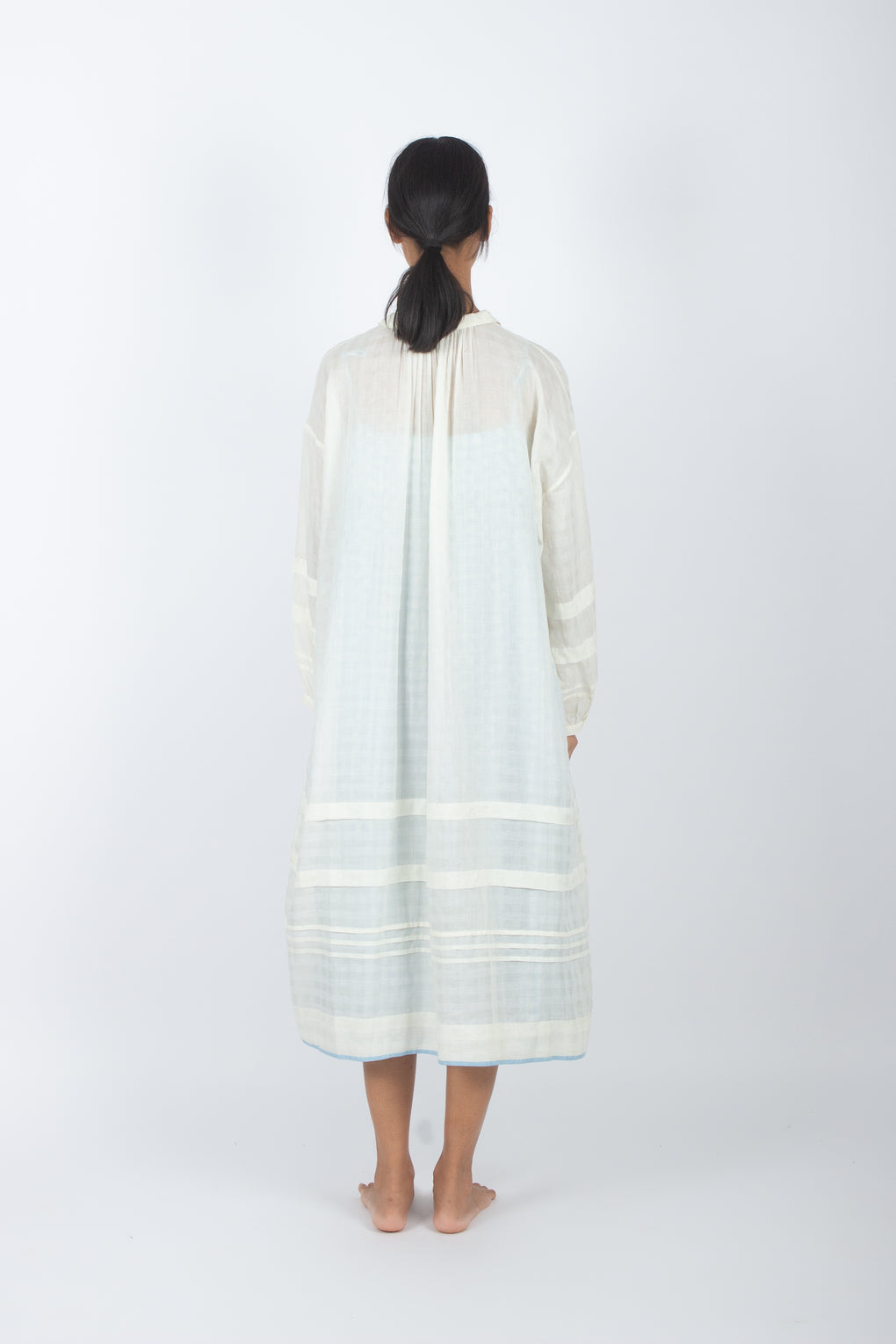 Seer Pleated Shrug Dress with slip