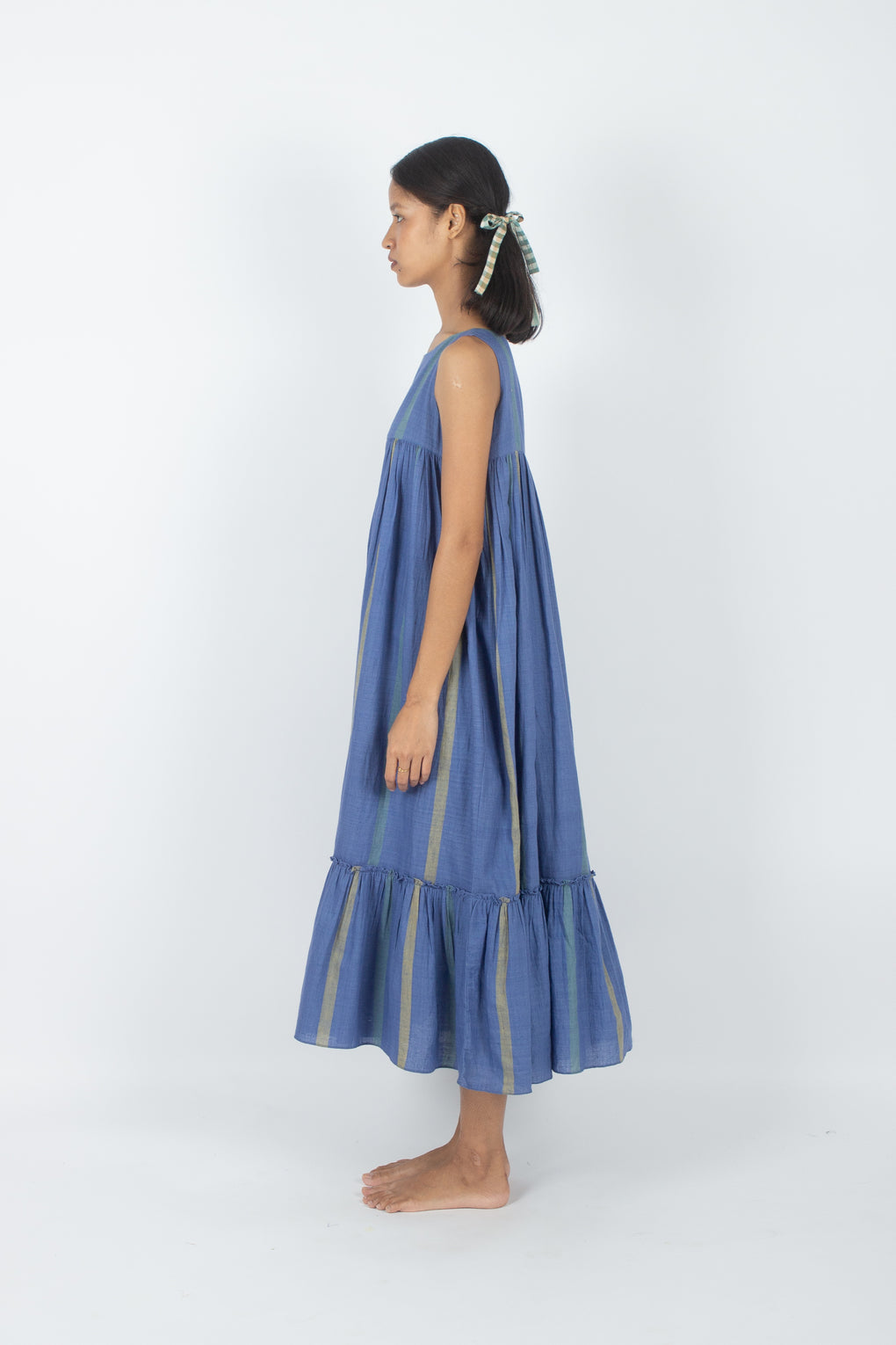 Balos - Handwoven Tierd Sleeveless Dress