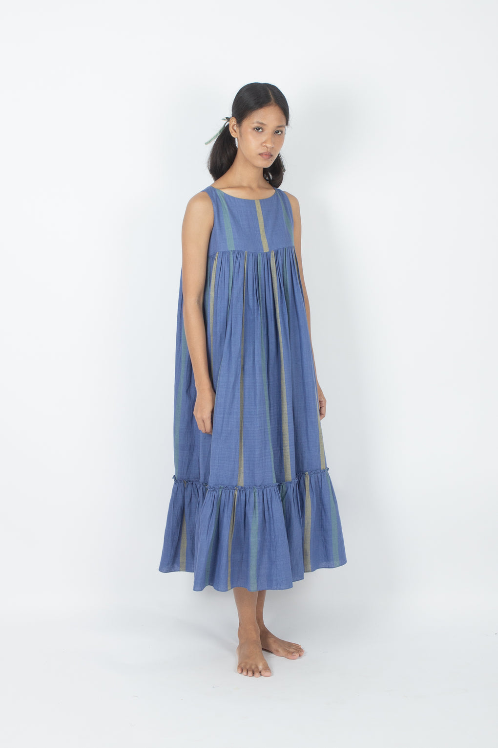 Balos - Handwoven Tierd Sleeveless Dress