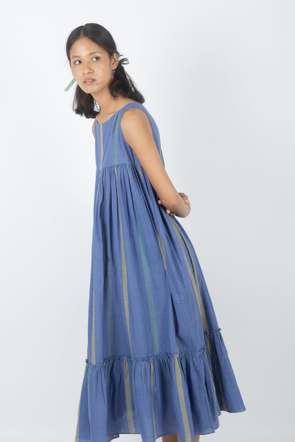 Balos - Handwoven Tierd Sleeveless Dress