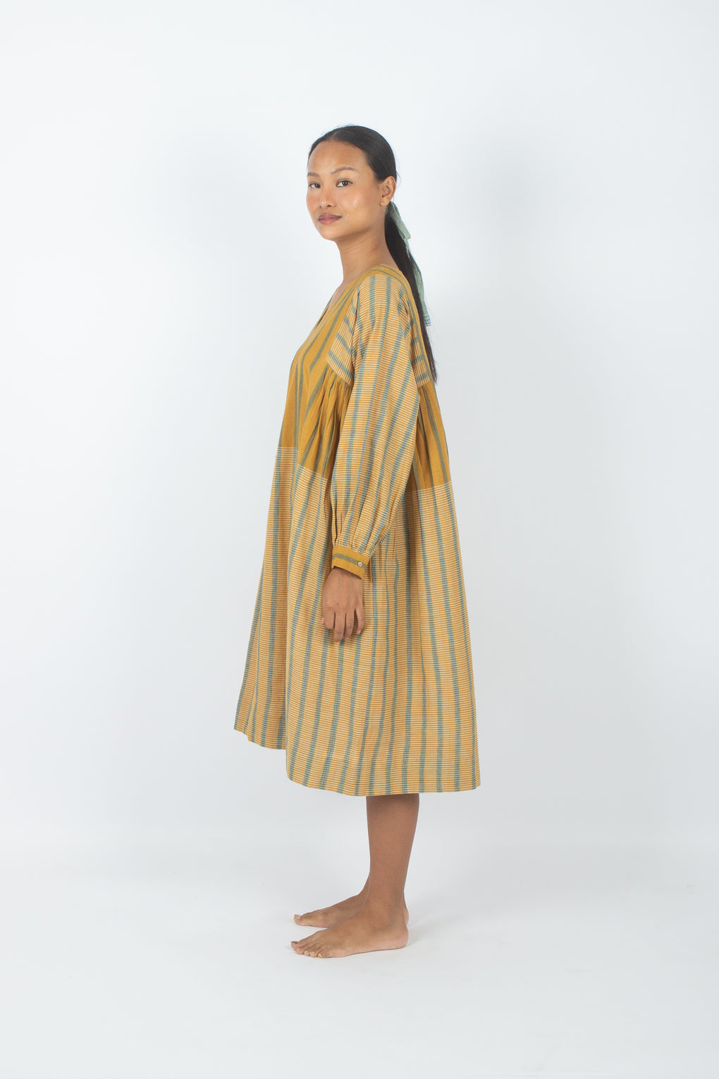 Ramla - Handwoven Relax Fit Stripe Dress