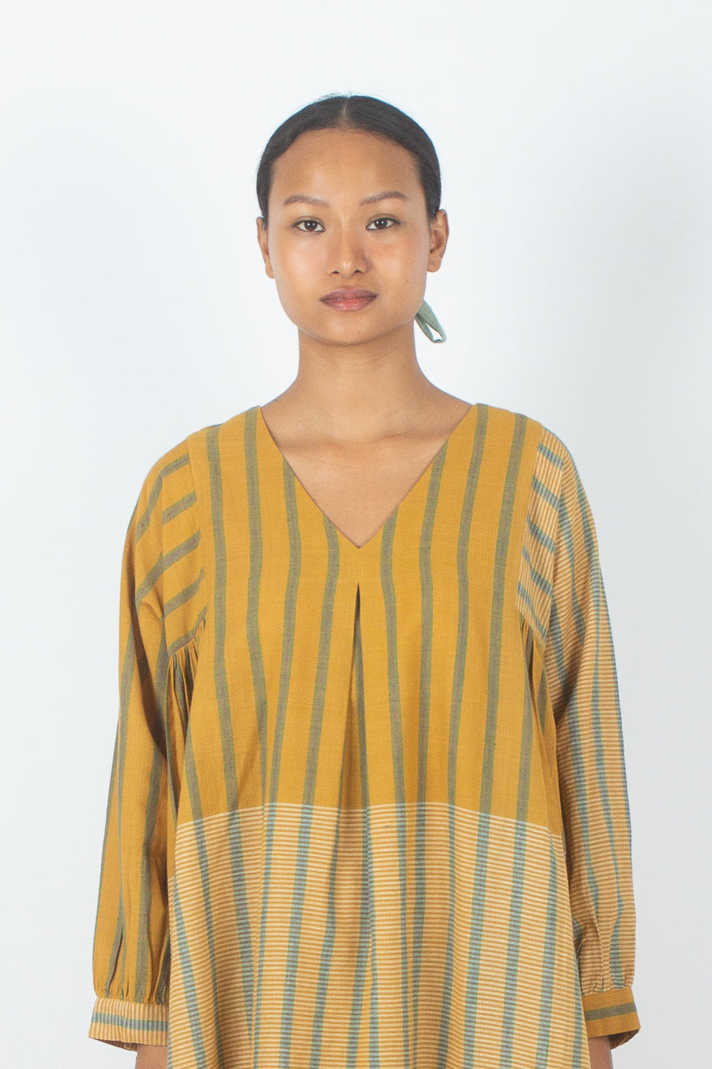Ramla - Handwoven Relax Fit Stripe Dress