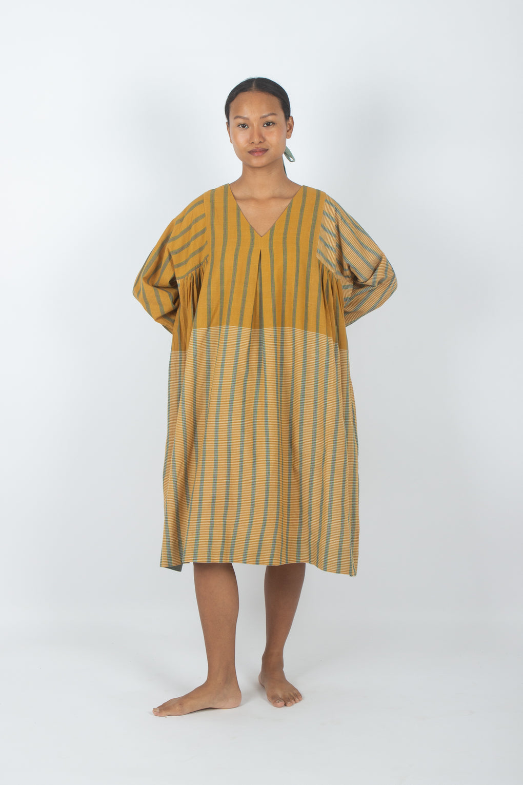 Ramla - Handwoven Relax Fit Stripe Dress