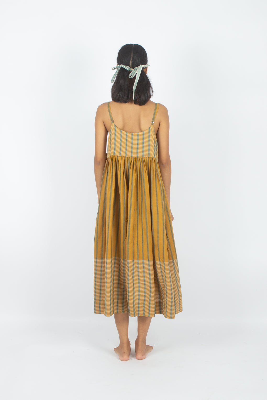 Shanshui - Engg Stripe Handloom Slip Dress