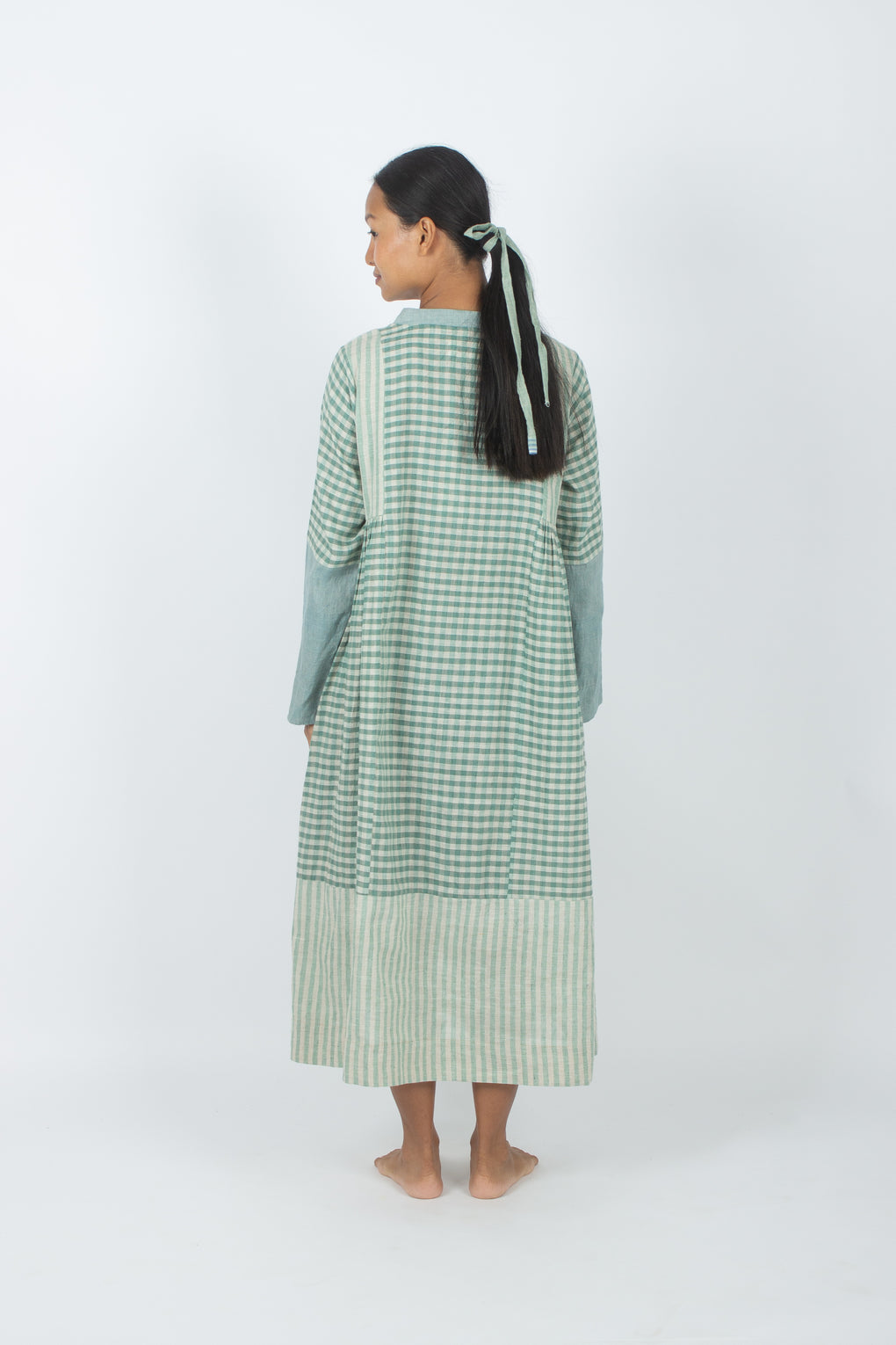 Shimei - Handwoven Cotton Linen Dress