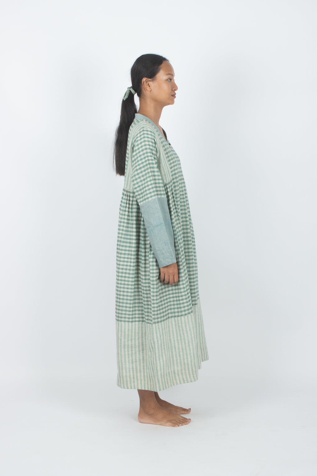 Shimei - Handwoven Cotton Linen Dress