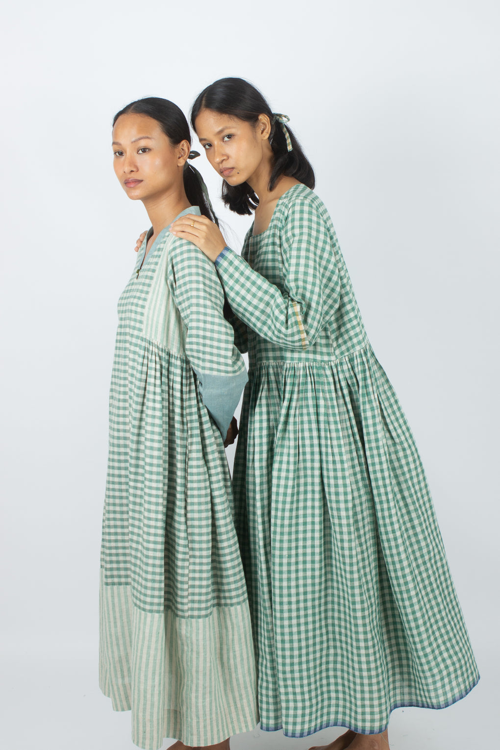 Shimei - Handwoven Cotton Linen Dress