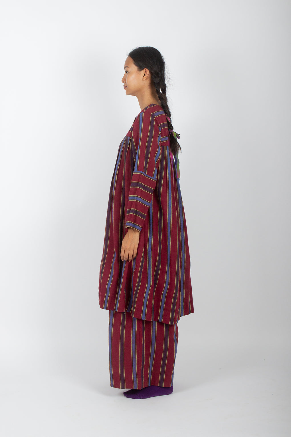 handwoven organic kala cotton dress set